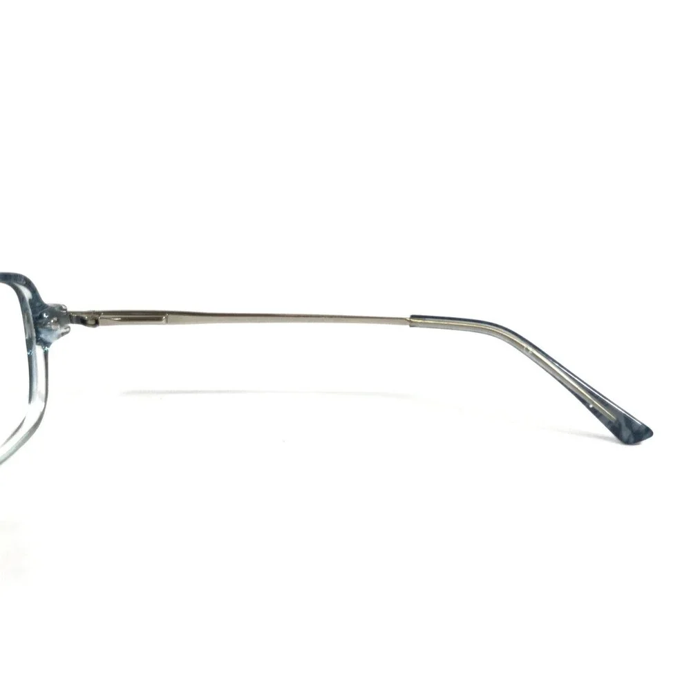 Clear Vision Eyeglasses Frames KAYLEE BLUE SILVER MIX Square Full Rim 51-15-130